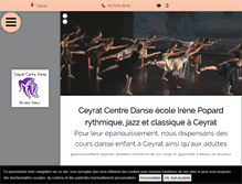Tablet Screenshot of ceyratcentredanse.com